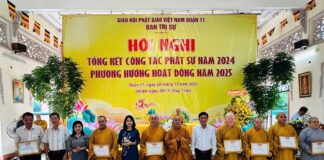 Phật giáo Quận 11 hoàn thành xuất sắc công tác Phật sự năm 2024