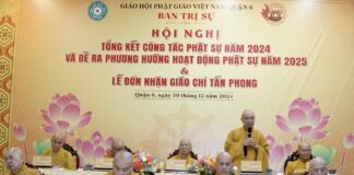 Quận 6: Ban Trị sự tổng kết hoạt động Phật sự năm 2024, triển khai phương hướng hoạt động năm 2025