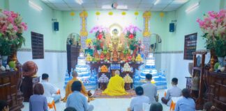Lễ khai đàn Dược Sư cầu nguyện quốc thái dân an tại chùa Hạnh Đức (H.Củ Chi, TP.HCM)