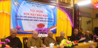 Quận 8: Ban Trị sự họp đầu năm và triển khai kế hoạch Phật sự 6 tháng đầu năm