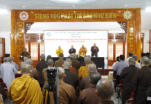 Bình Chánh: Ban Trị sự GHPGVN huyện họp triển khai công tác tổ chức Đại lễ Phật đản và Khóa An cư Kiết hạ PL.2569