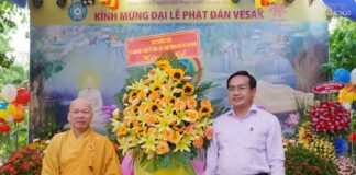 Quận 12: Trang nghiêm tổ chức Đại lễ Phật đản tại chùa Vĩnh Phước