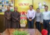 Ủy ban MTTQVN TP.HCM chúc mừng Phật đản tại Báo Giác Ngộ