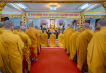 Quận 3: Trường hạ chùa Hưng Phước và Vĩnh Nghiêm trang nghiêm khai pháp an cư PL.2569