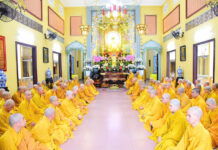 Quận 10: Trang nghiêm tổ chức Lễ Đối Thú An Cư Kiết Hạ PL.2569