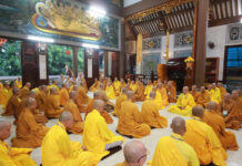 Tân Bình: Lễ Đối Thú An Cư Kiết Hạ PL.2569 tại chùa Báo Ân