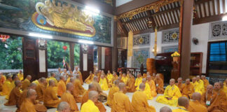 Tân Bình: Lễ Đối Thú An Cư Kiết Hạ PL.2569 tại chùa Báo Ân