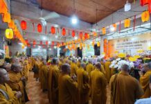 Phường Bảy Hiền: Trang nghiêm lễ húy kỵ cố Hòa Thượng Thích Thiện Bộ tại chùa Giác Hoằng