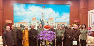 Ban Trị sự GHPGVN TP.HCM chúc mừng 80 năm Ngày thành lập Công an Nhân dân Việt Nam