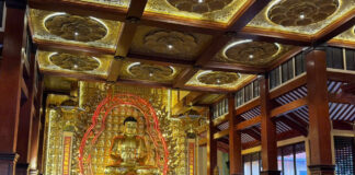 Lễ bố-tát định kỳ tại Việt Nam Quốc Tự với sự hiện diện của Đức Pháp chủ và chư Tôn đức lãnh đạo GHPGVN TP.HCM