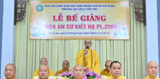Phường Vũng Tàu: Chùa Liên Trì, chùa Vạn Phước tổ chức lễ Tạ pháp – Bế giảng An cư PL.2569