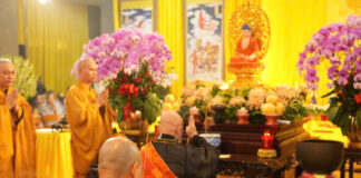 P.Tân Sơn Hòa: Trang nghiêm lễ kỳ siêu chẩn tế tại chùa Phổ Quang