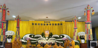 Lễ thất đầu tiên tưởng niệm Trưởng lão Hòa thượng Thích Thiện Tánh tại chùa Phổ Quang