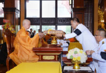 Trang nghiêm lễ dâng y Kathina Hoàng gia Thái Lan tại Việt Nam Quốc Tự