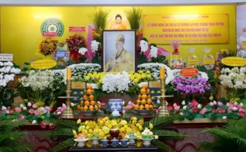 Trang nghiêm tổ chức Lễ tưởng niệm Đại lão Hòa thượng Thích Trí Thủ