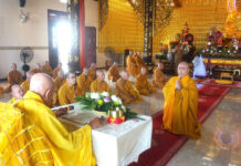 Phường Phú Định: Trường hạ chùa Quan Âm trang nghiêm cử hành lễ Bố-tát mùa An cư Phật lịch 2570