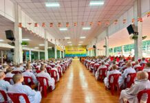 10 trường hạ phường Phú Mỹ và phường Tân Hải tập trung nghe phổ biến chủ trương, chính sách về công tác tôn giáo