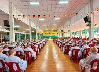 10 trường hạ phường Phú Mỹ và phường Tân Hải tập trung nghe phổ biến chủ trương, chính sách về công tác tôn giáo
