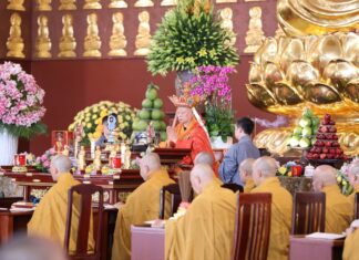 Trai đàn tưởng niệm Anh hùng Liệt sĩ và đồng bào tử nạn tại Học viện Phật giáo Việt Nam TP.HCM
