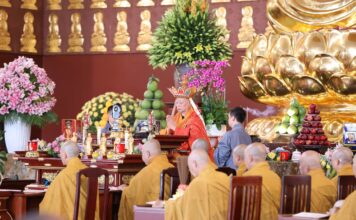 Trai đàn tưởng niệm Anh hùng Liệt sĩ và đồng bào tử nạn tại Học viện Phật giáo Việt Nam TP.HCM