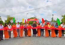 Chùa Lộc Dã khánh thành cầu Hương Quản, trao 30 xe đạp cho học sinh tại An Giang