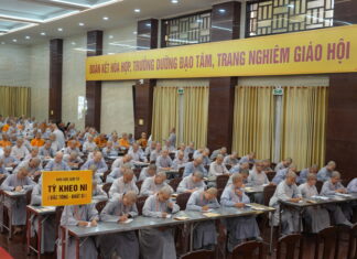 435 giới tử hoàn thành kỳ tuyển Phật trường Đại giới đàn Thanh Kiểm PL.2570