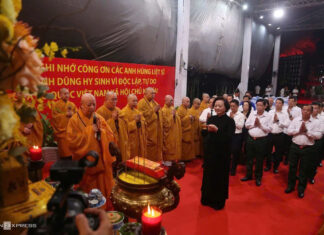 Thiêng liêng, xúc động lễ cầu siêu 731 liệt sĩ trước giờ truy điệu, an táng