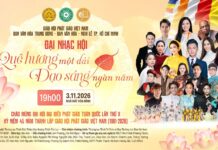Đại nhạc hội “Quê hương một dải – Đạo sáng ngàn năm” sẽ diễn ra tại Nhà hát Hòa Bình