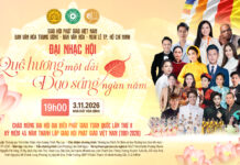 Đại nhạc hội “Quê hương một dải – Đạo sáng ngàn năm” sẽ diễn ra tại Nhà hát Hòa Bình